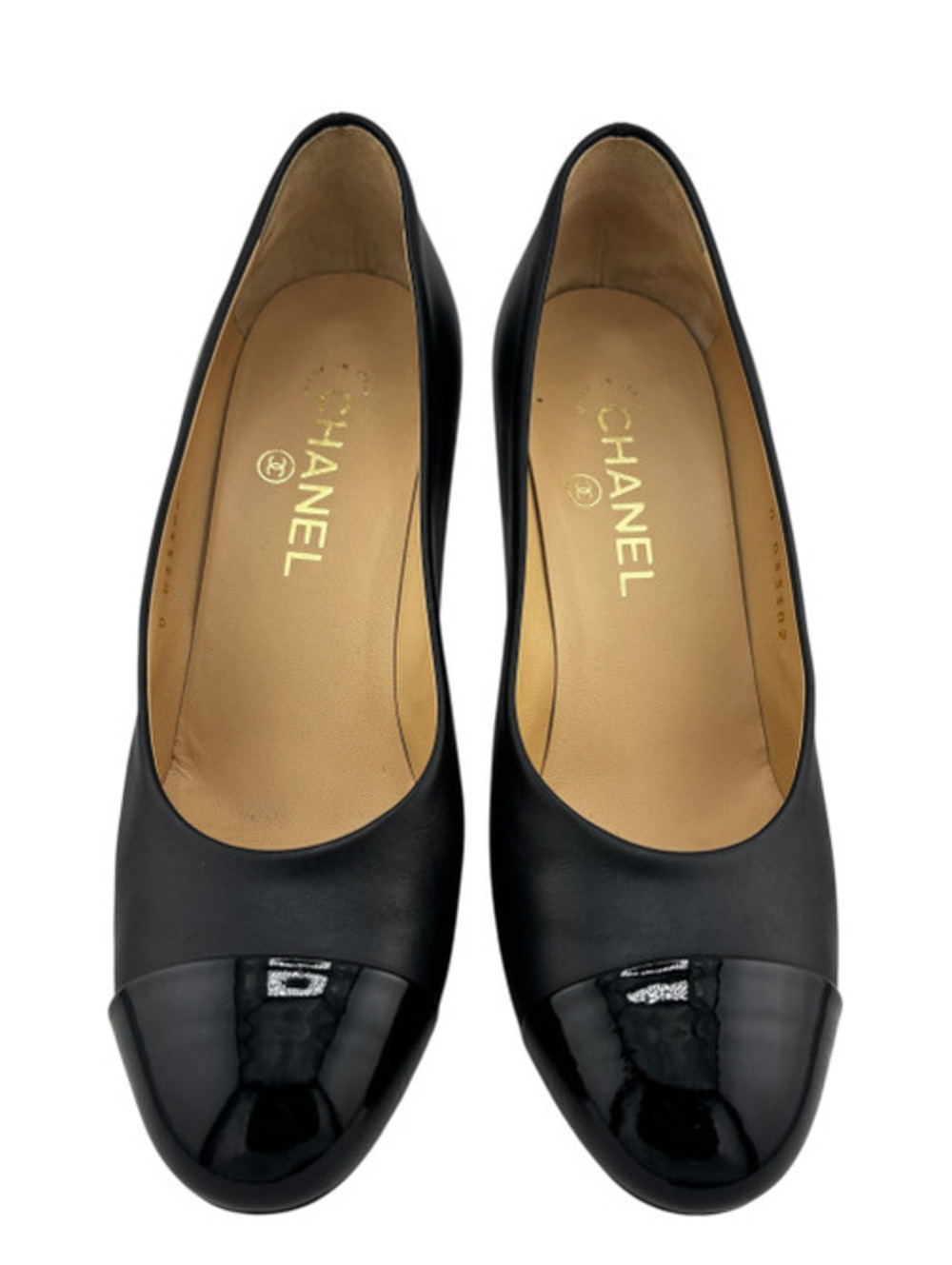 Chanel Classic Black Leather Pumps - Picture 2 of 5